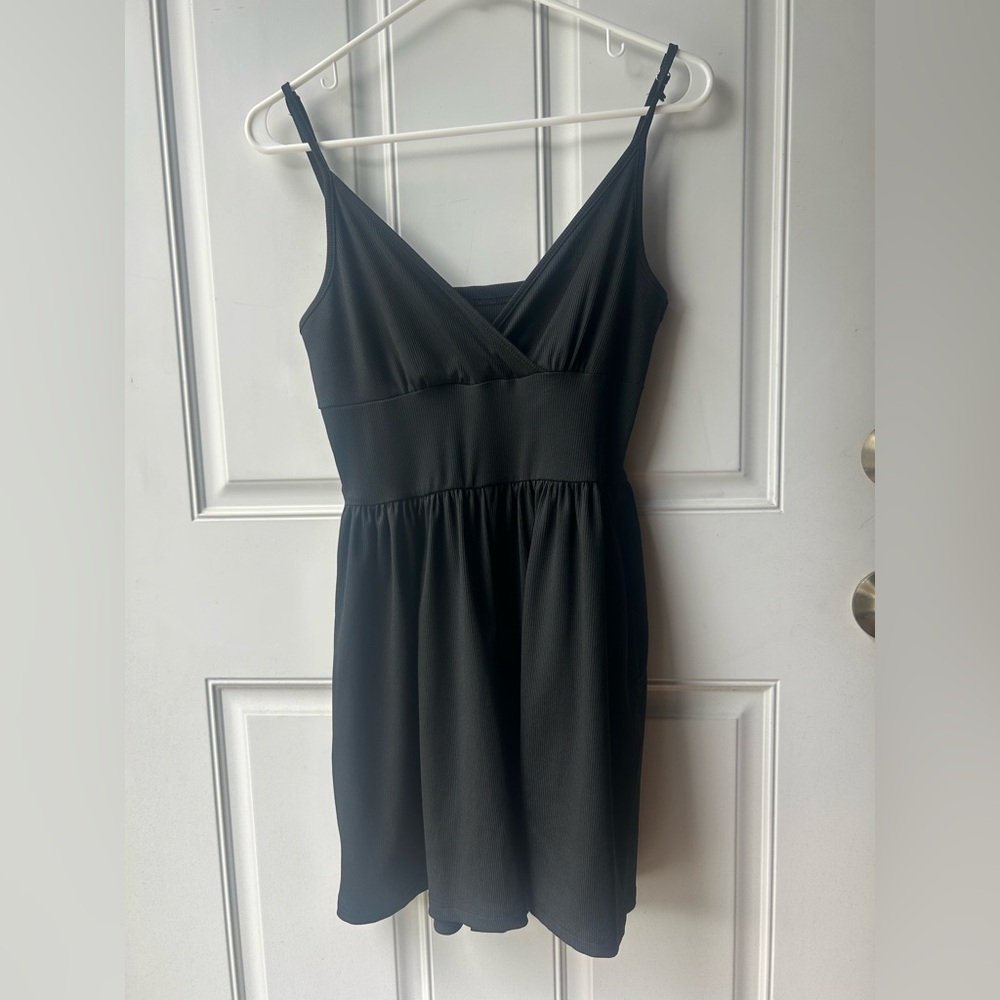 Elegant Black Sleeveless Romper